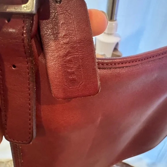 Coach Burgundy Crossbody Bag - Picture 2 of 8